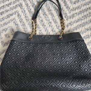 Tory Burch Black Quilted Shoulder Bag